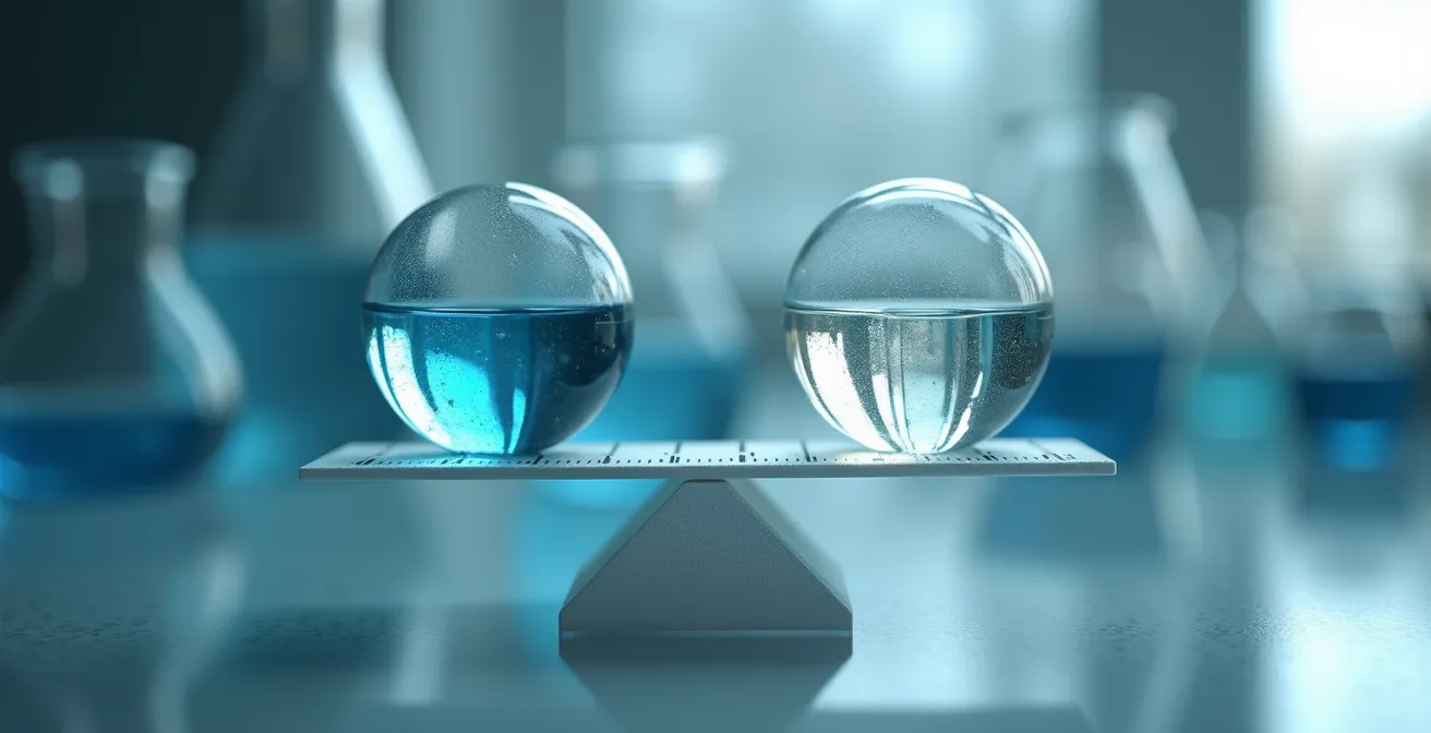 Graphique comparant les critères de mesure de l'efficacité des orthèses